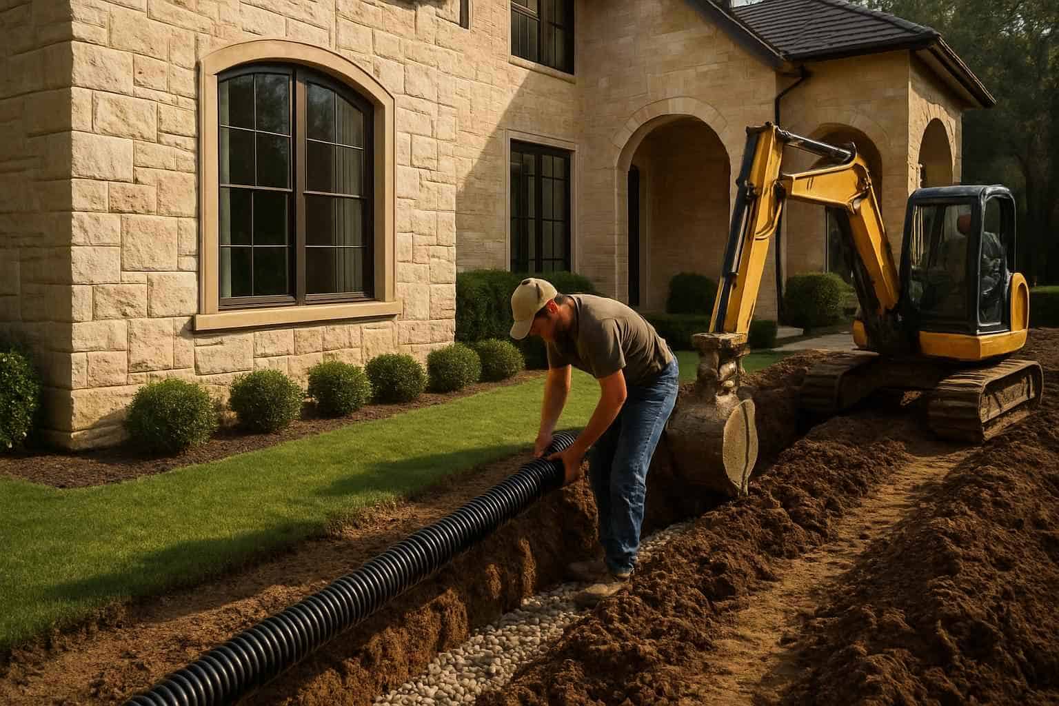 Foundation Repair Pier Beam Contractor In Hye TX Foundation Drainage Correction Service in Hye TX