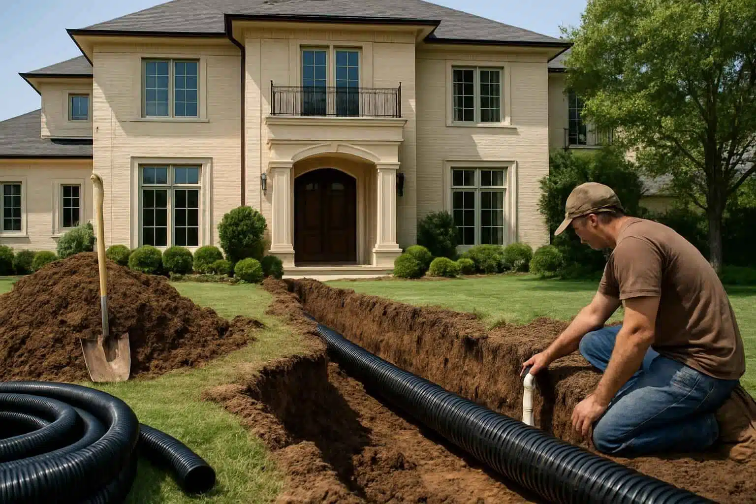 Foundation Drainage Correction Service in Luckenbach TX