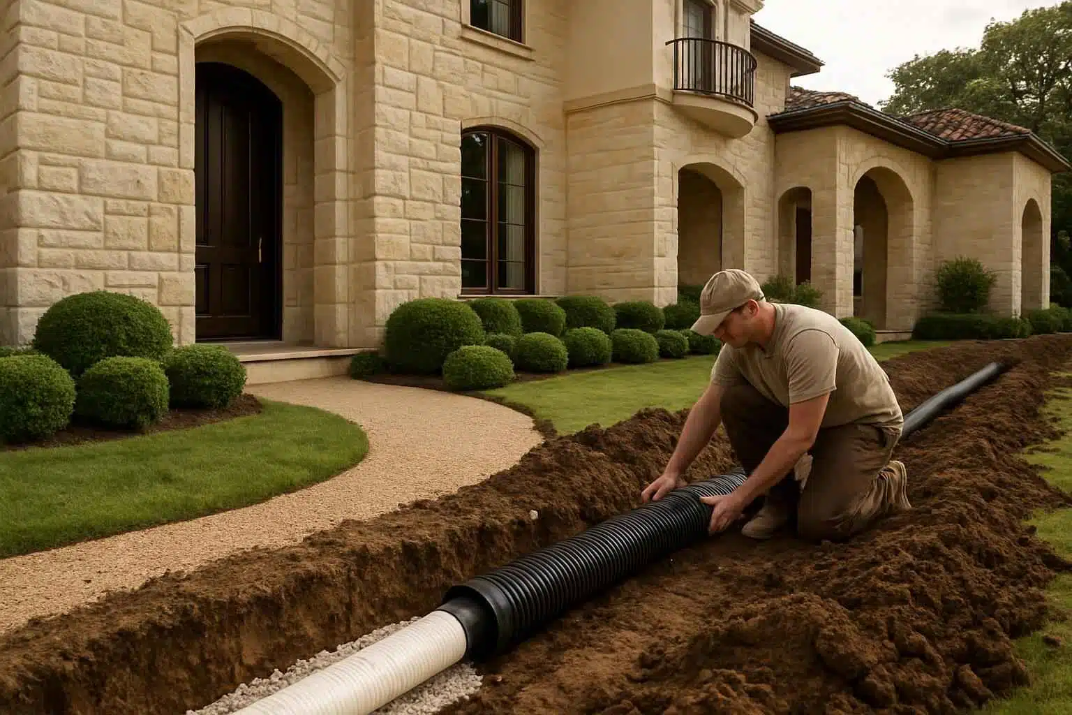 Foundation Drainage Correction Service in Stonewall TX