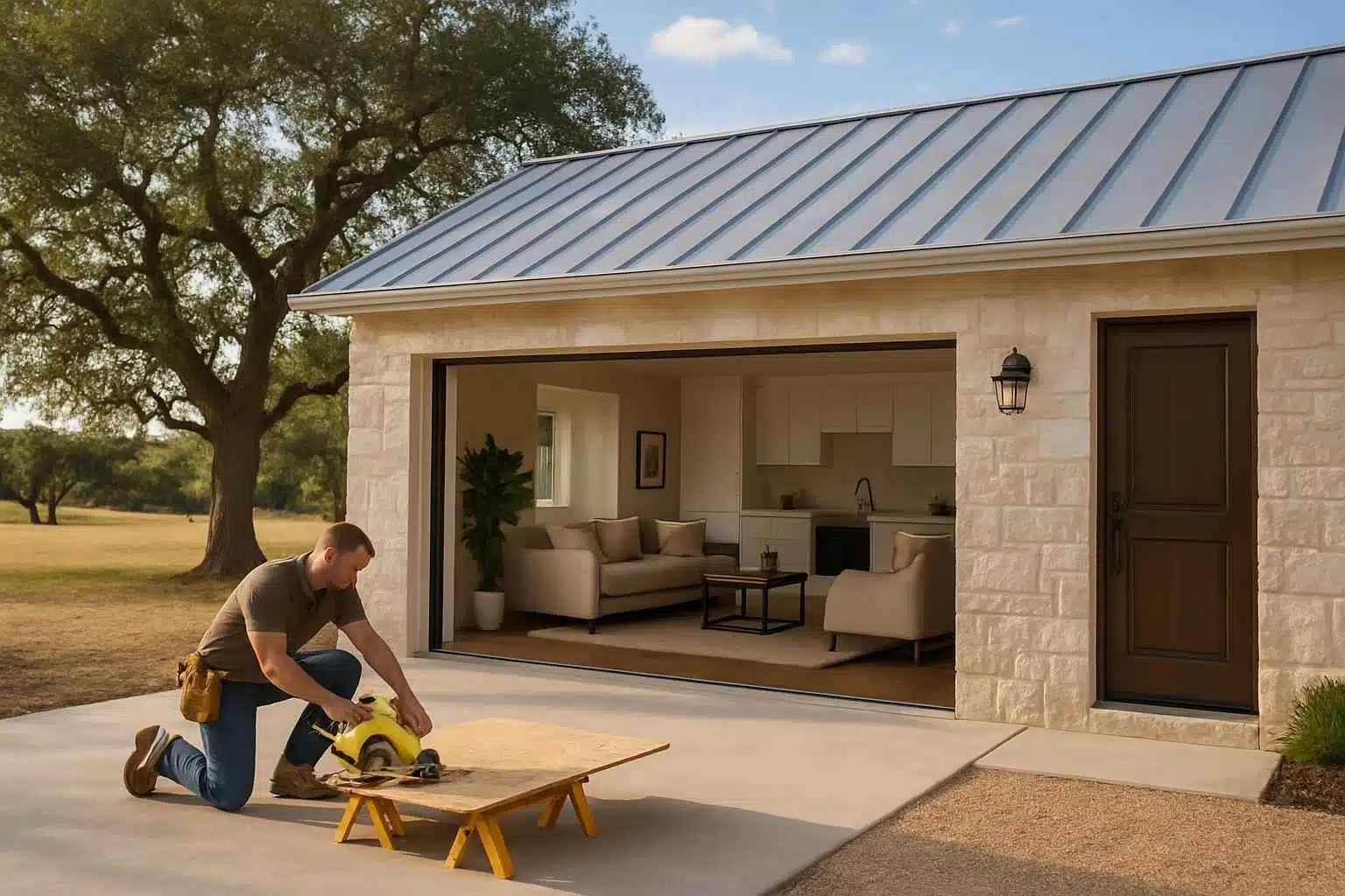 Garage Conversion Contractor in Luckenbach TX