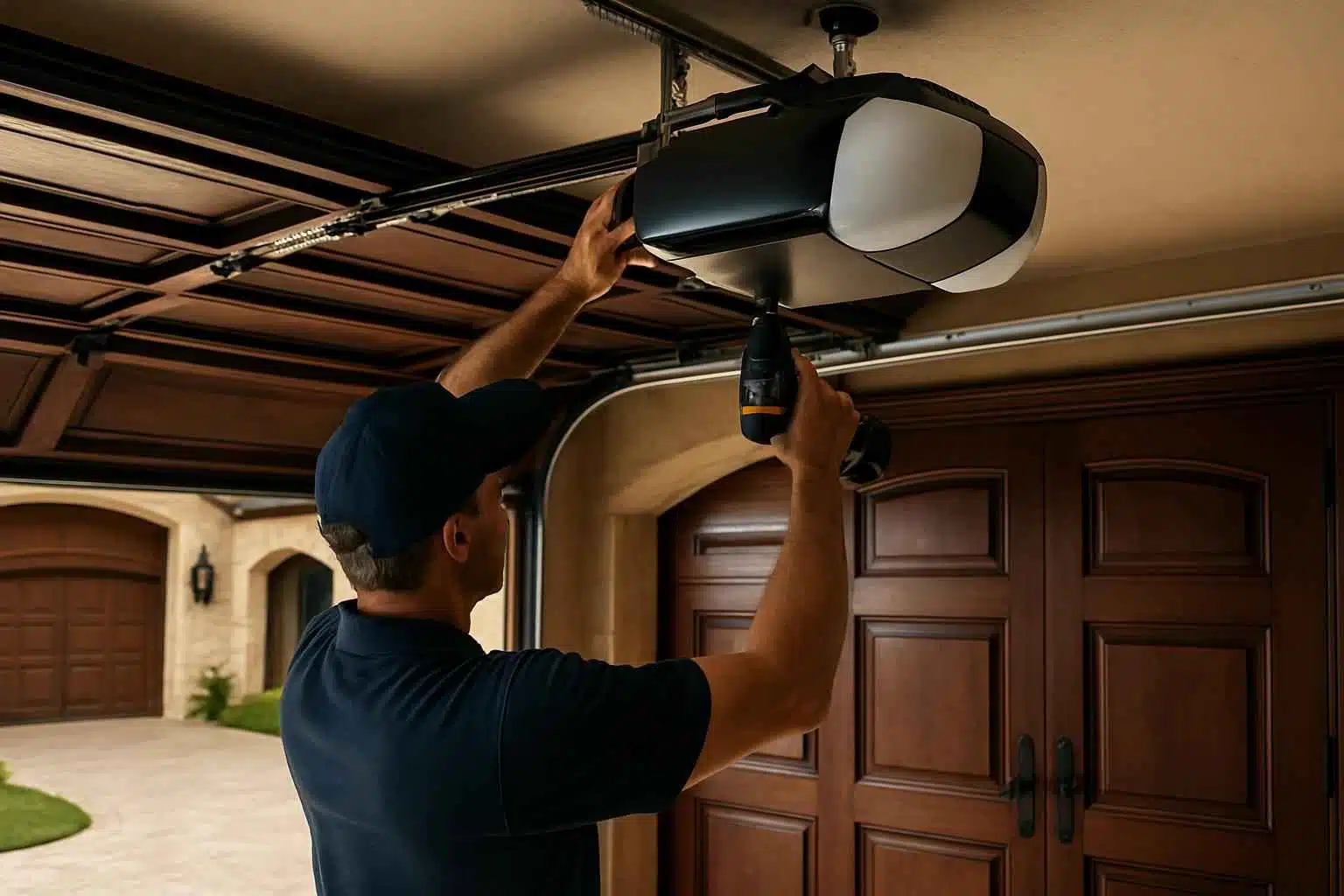 Garage Door Opener Installation in Luckenbach TX