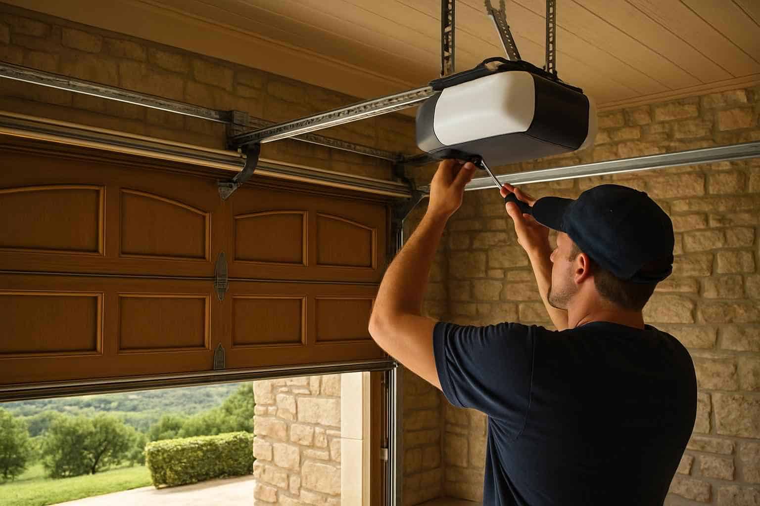 Garage Door Installation Contractor In Stonewall TX Garage Door Opener Installation in Stonewall TX