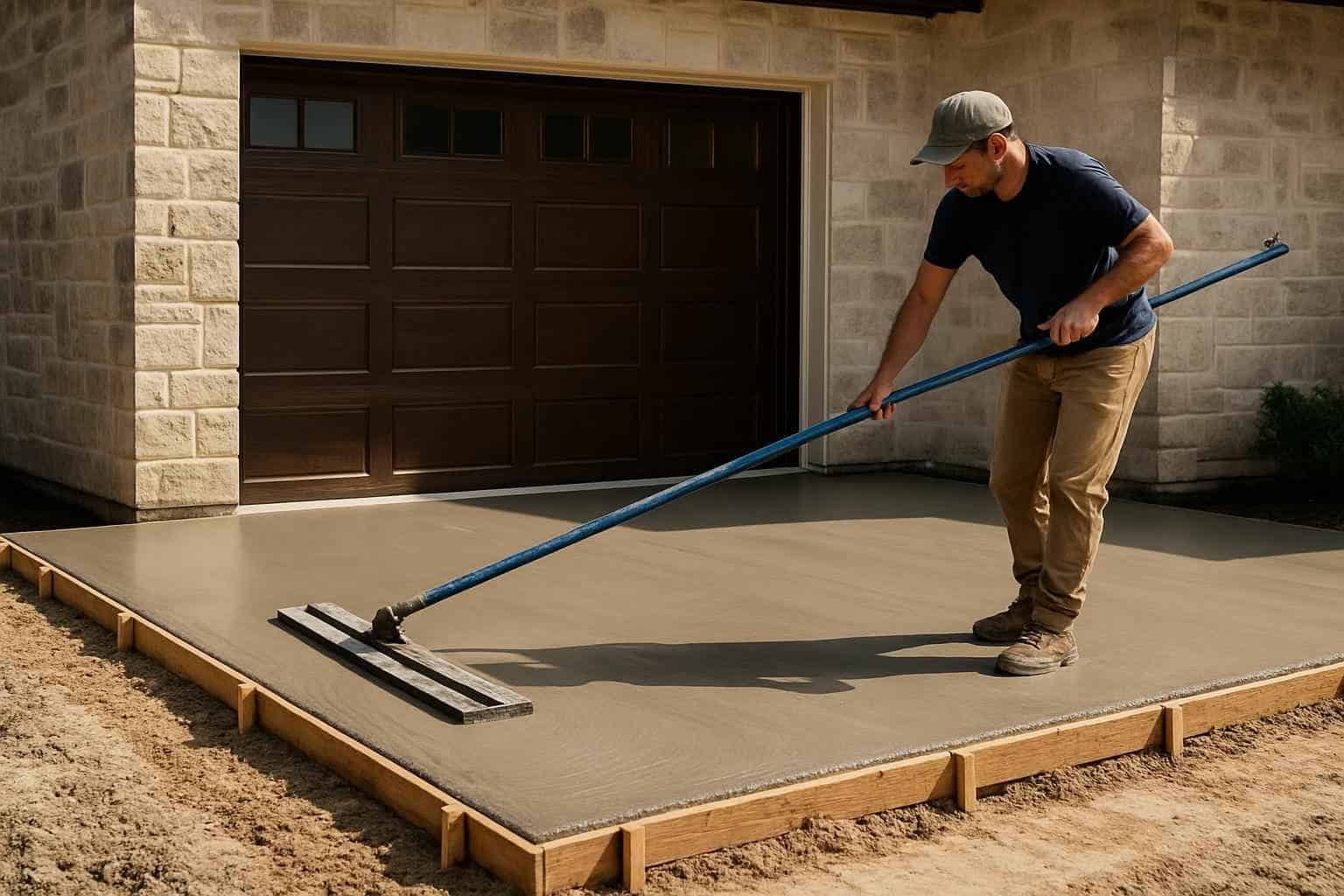Concrete Slabs Foundations Contractor In Fredericksburg TX Garage Slab Installation Service in Fredericksburg TX