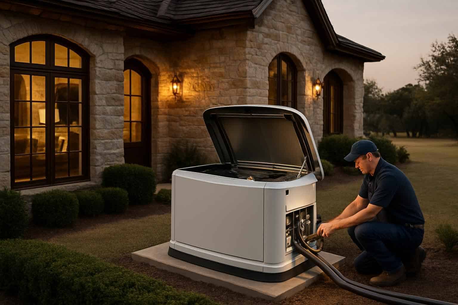 Generator Installation Contractor in Hye TX