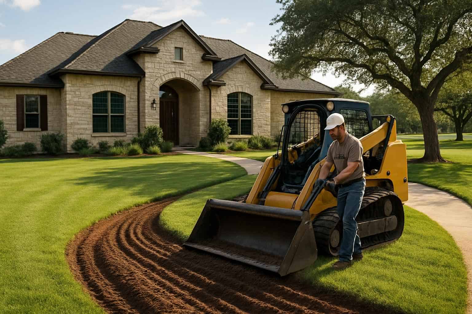 Drainage Solutions Contractor In Willow City TX Grading Swale Contractor in Willow City TX