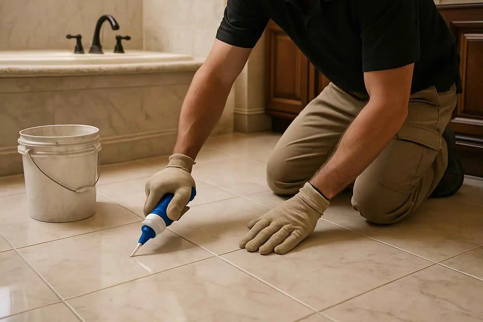 Grout Repair Sealing Service in Willow City TX
