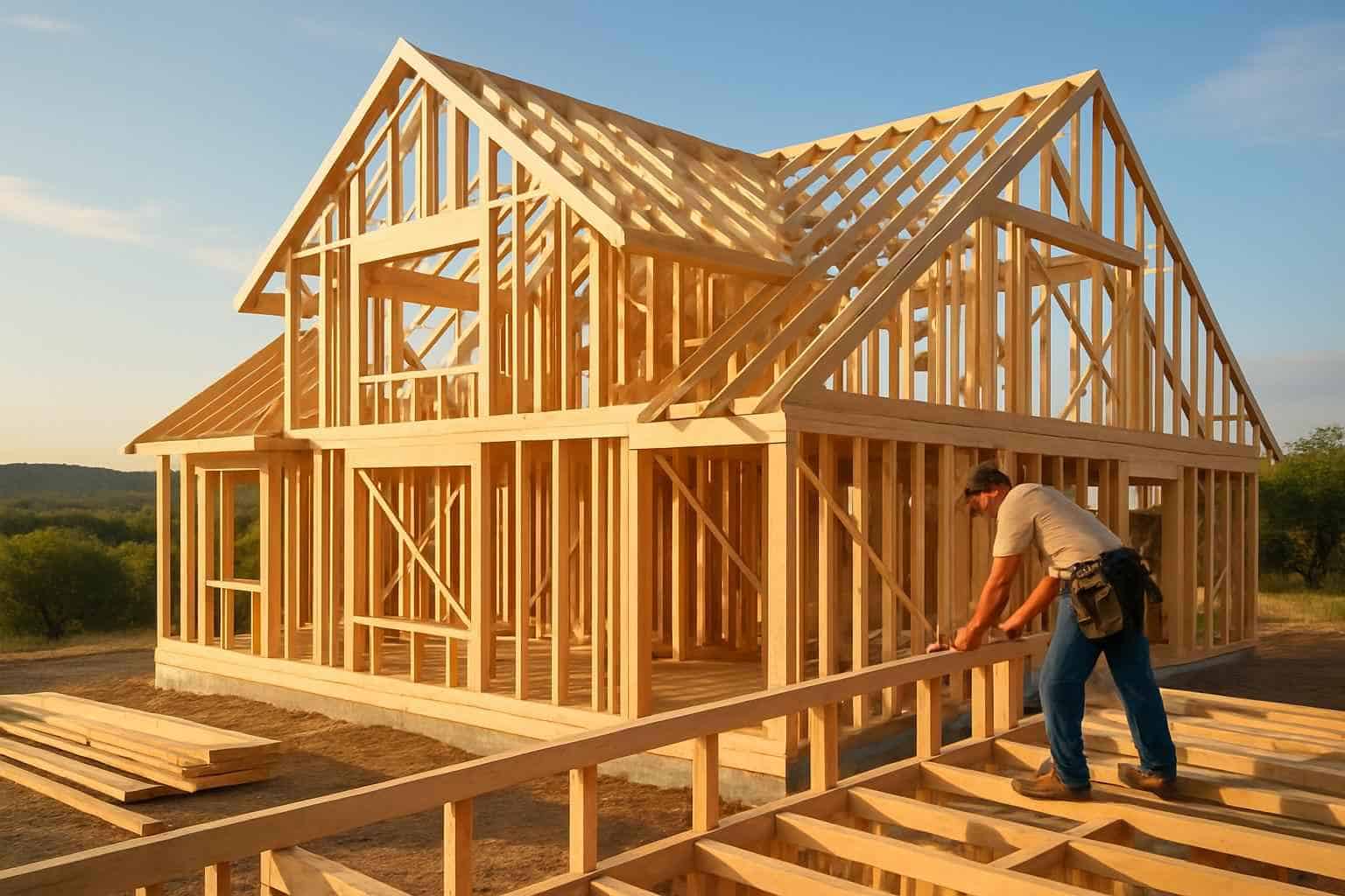 House Framing Contractor in Fredericksburg TX