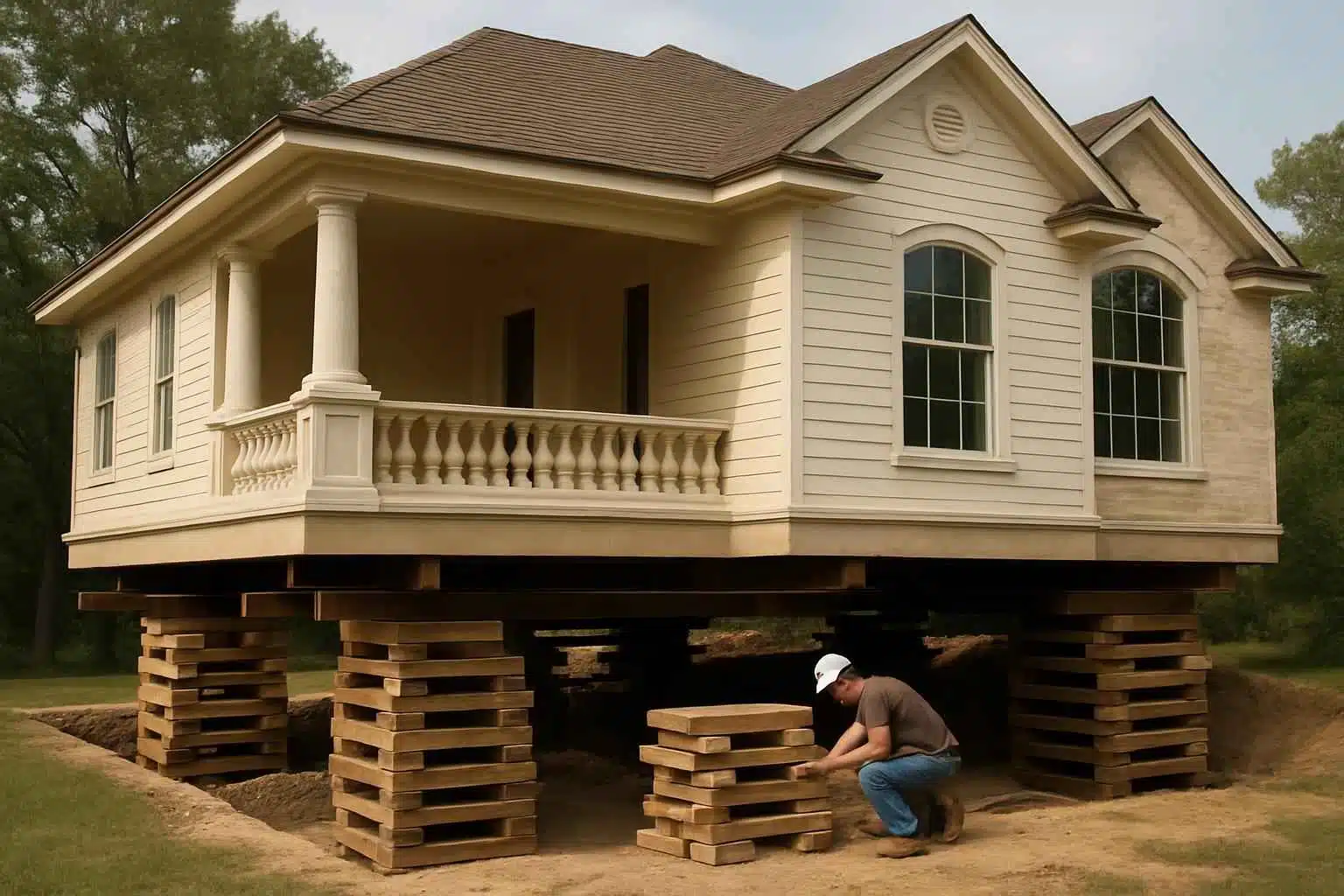 House Lifting Shimming Contractor in Hye TX