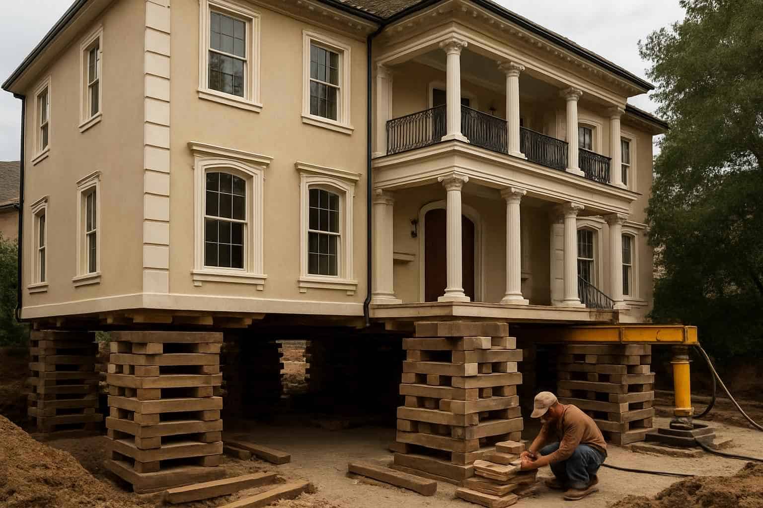 Foundation Repair Pier Beam Contractor In Stonewall TX House Lifting Shimming Contractor in Stonewall TX