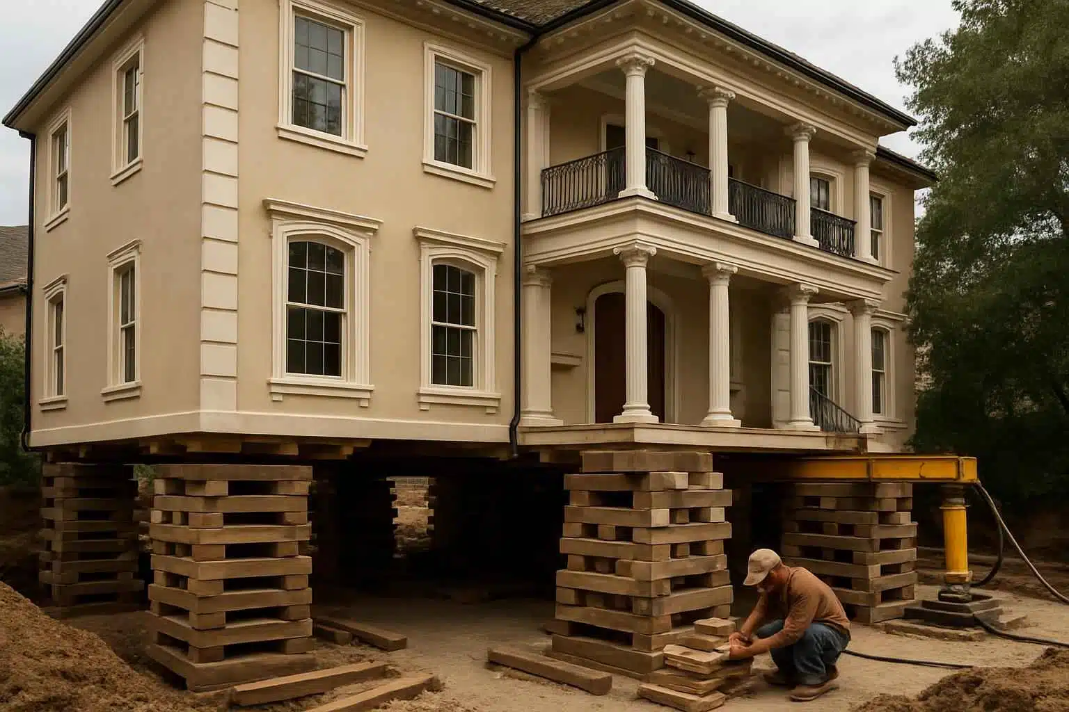 House Lifting Shimming Contractor in Stonewall TX