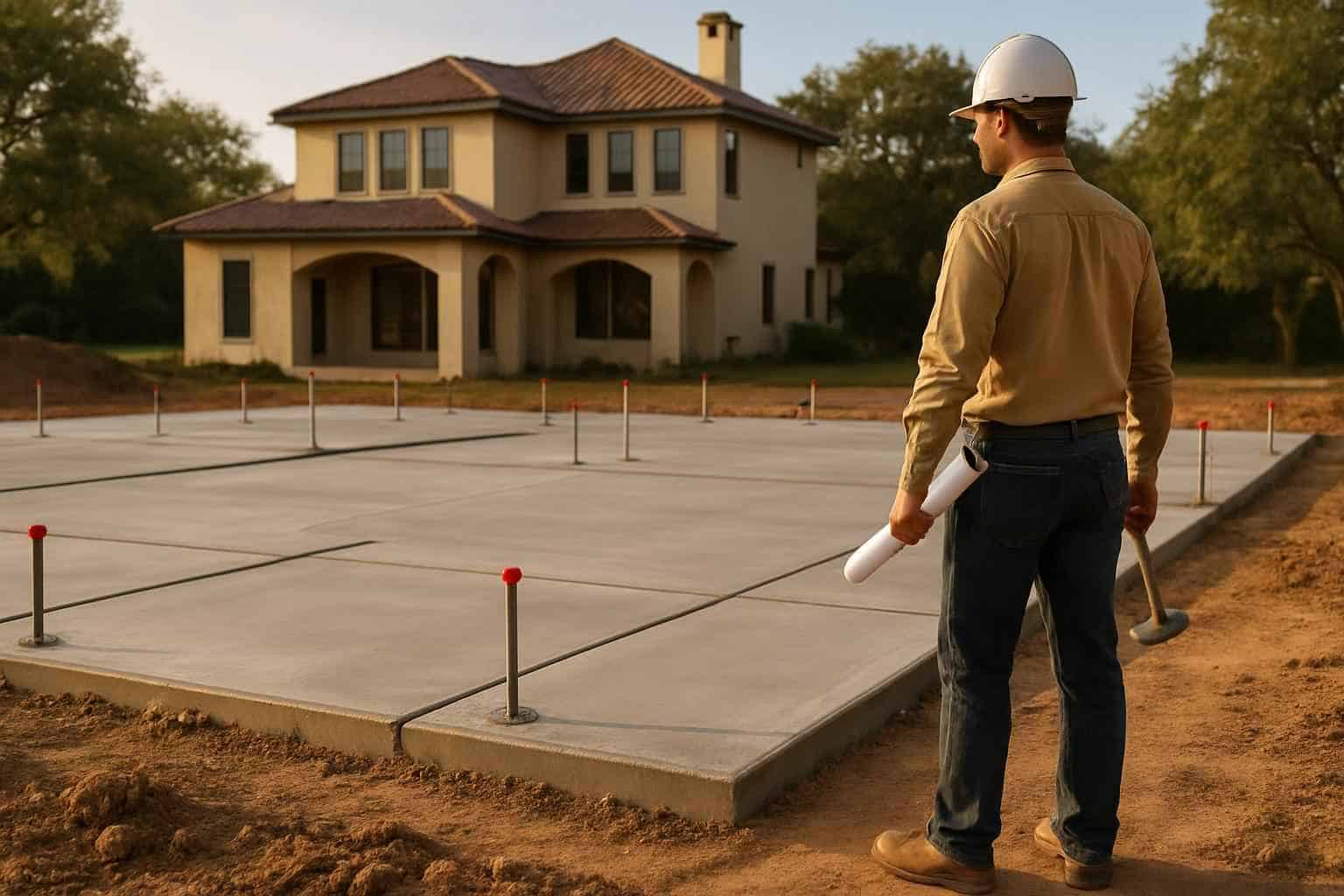 Concrete Slabs Foundations Contractor In Fredericksburg TX House Slab Foundation Contractor in Fredericksburg TX