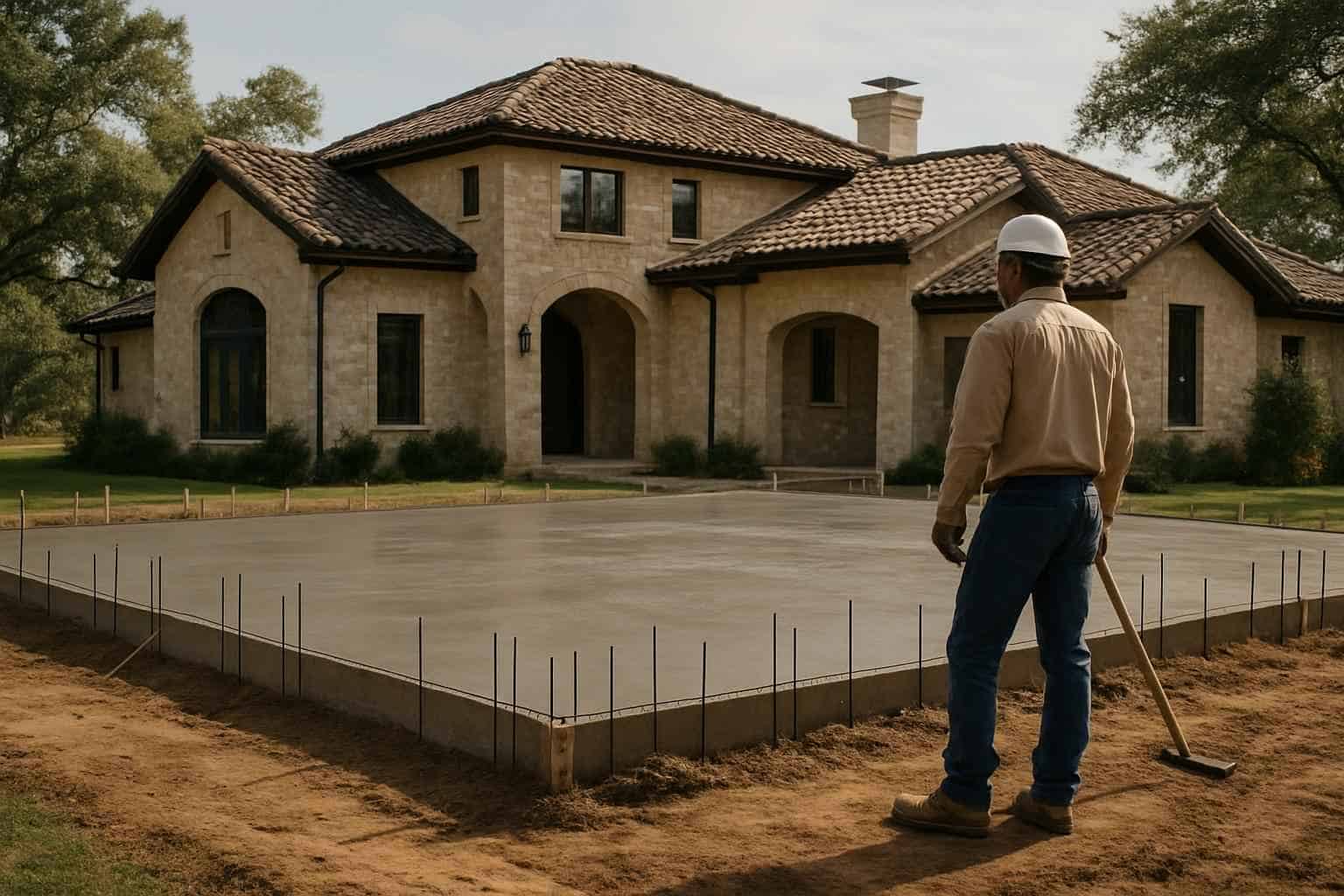 Concrete Slabs Foundations Contractor In Hye TX House Slab Foundation Contractor in Hye TX