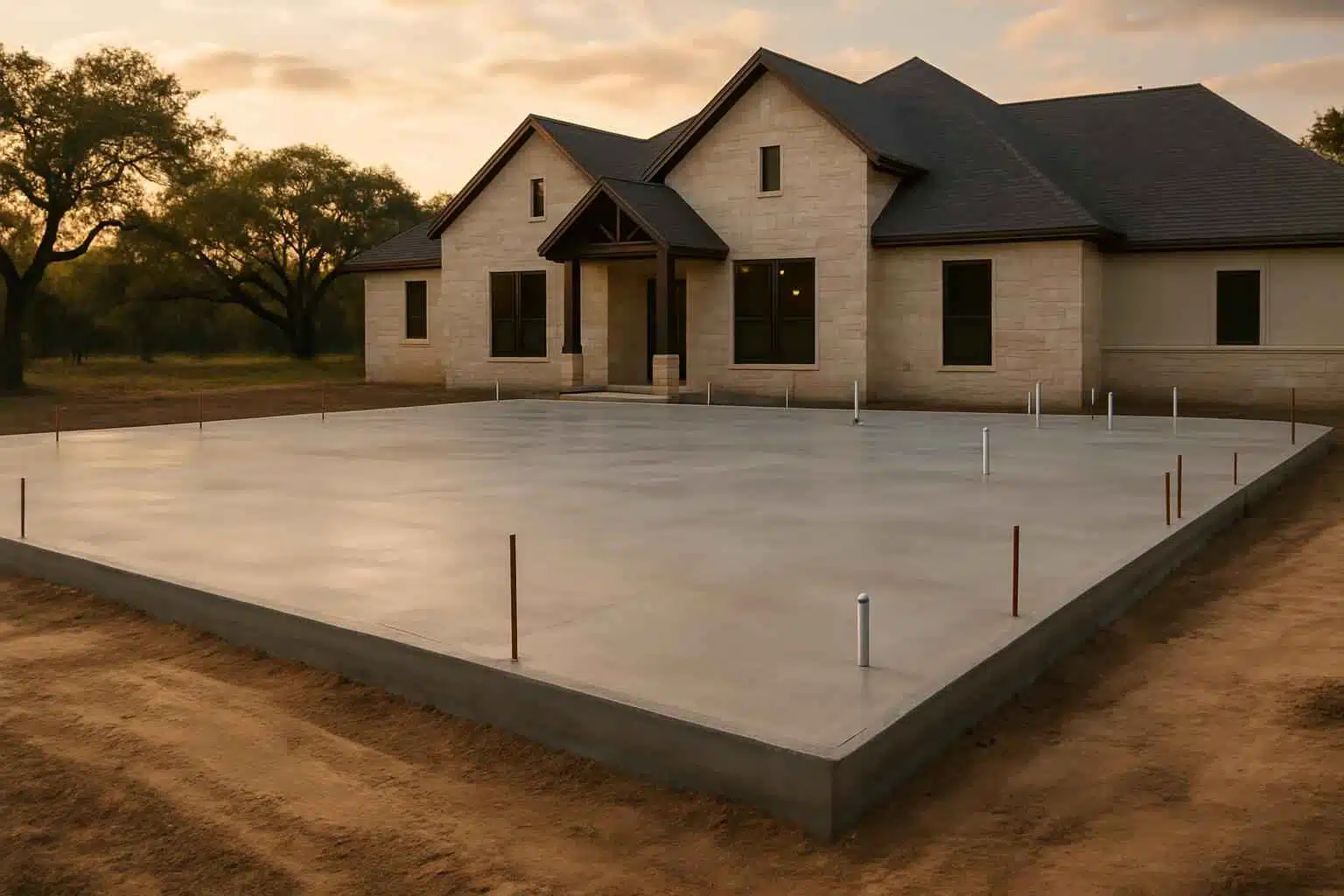 House Slab Foundation Contractor in Luckenbach TX