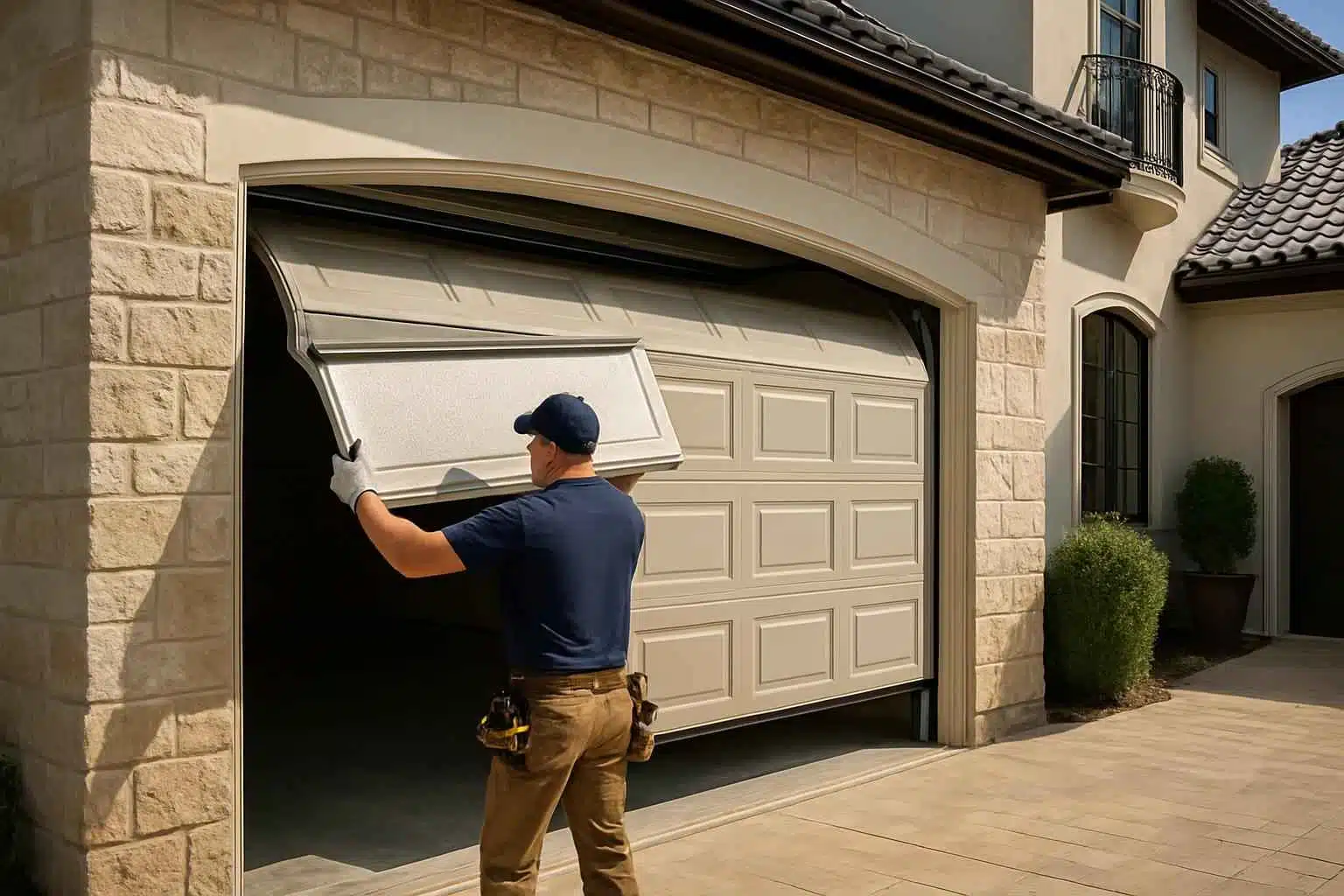 Insulated Garage Door Installation Service in Fredericksburg TX