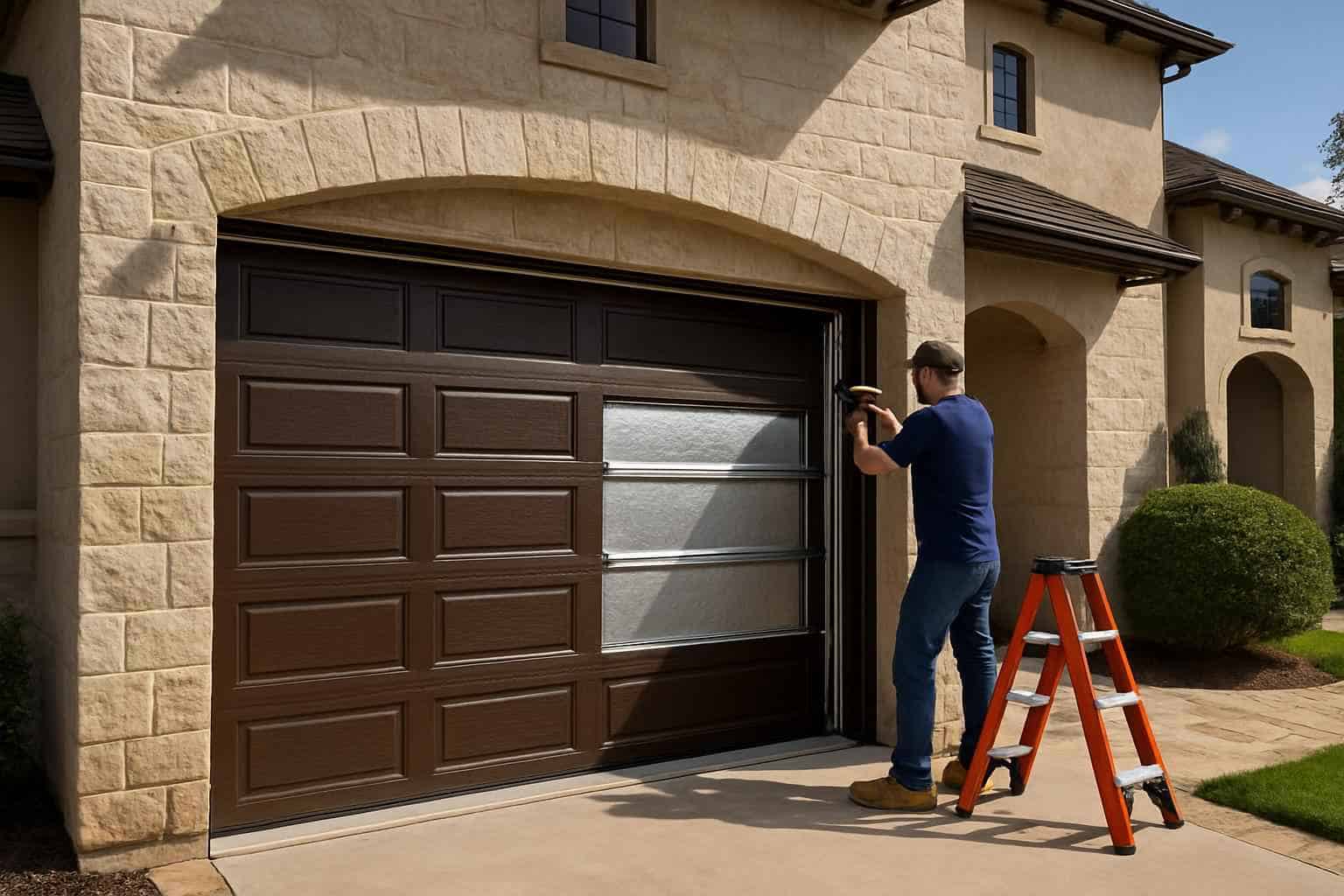 Garage Door Installation Contractor In Willow City TX Insulated Garage Door Installation Service in Willow City TX