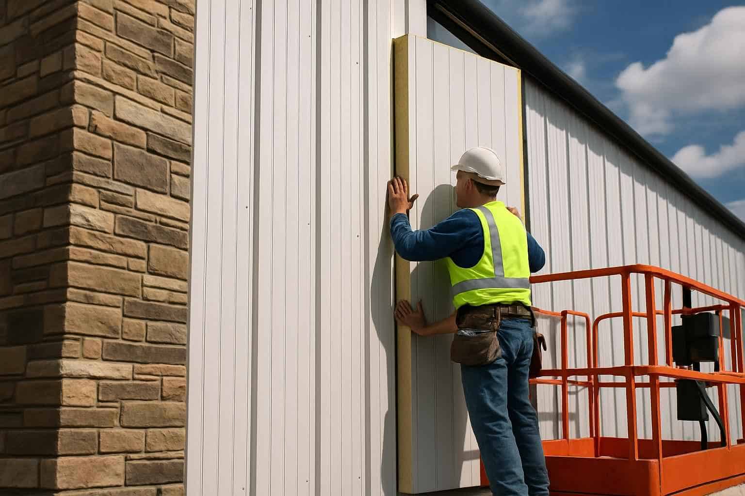 Metal Building Construction Contractor In Luckenbach TX Insulated Metal Panel Installer in Luckenbach TX