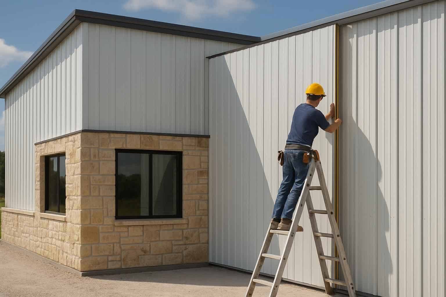 Metal Building Construction Contractor In Stonewall TX Insulated Metal Panel Installer in Stonewall TX