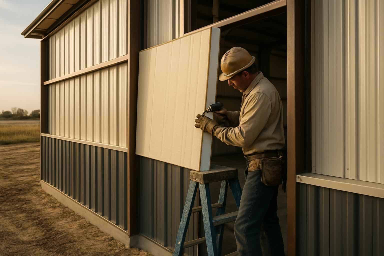 Metal Building Construction Contractor In Willow City TX Insulated Metal Panel Installer in Willow City TX