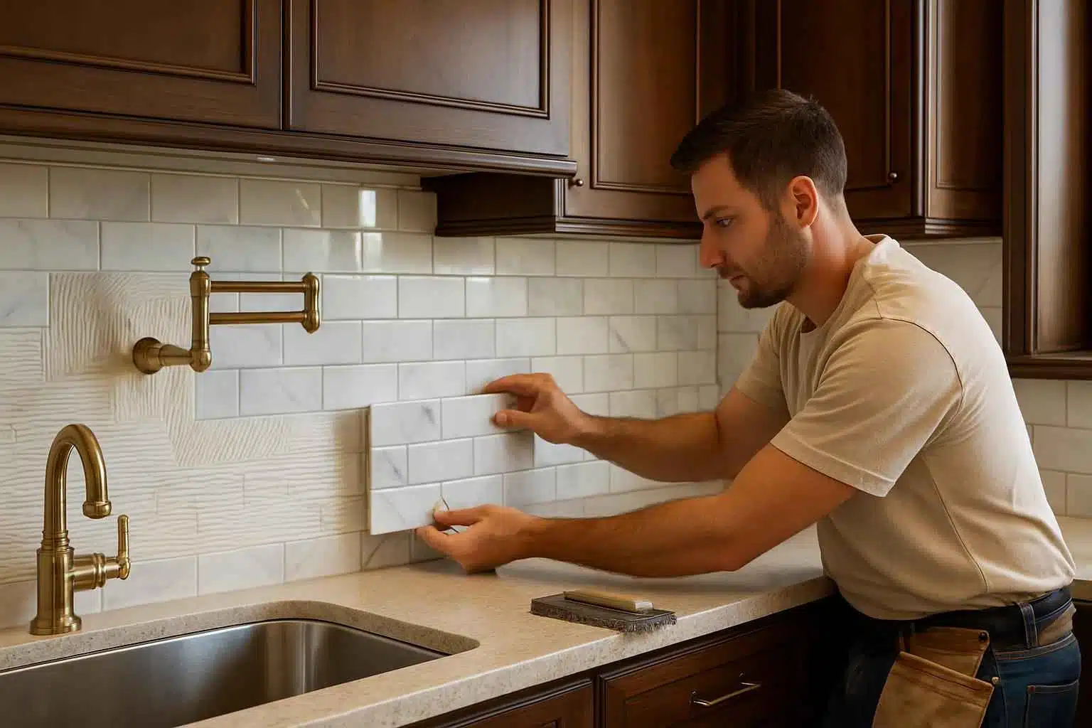 Kitchen Backsplash Installer in Hye TX