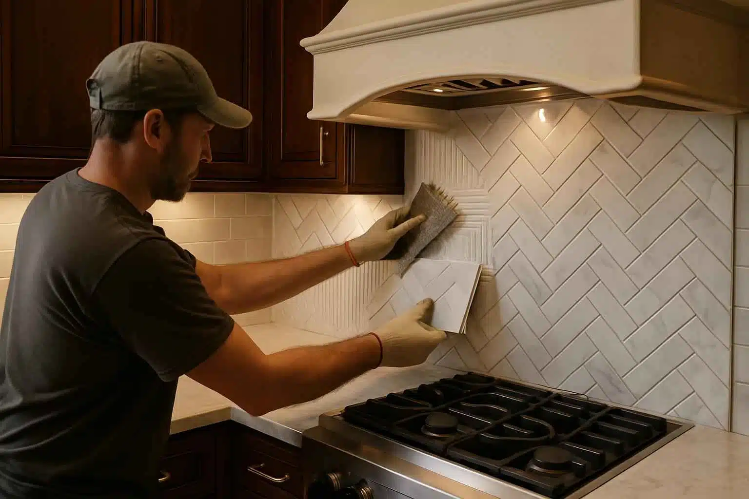 Kitchen Backsplash Tile Installer in Fredericksburg TX