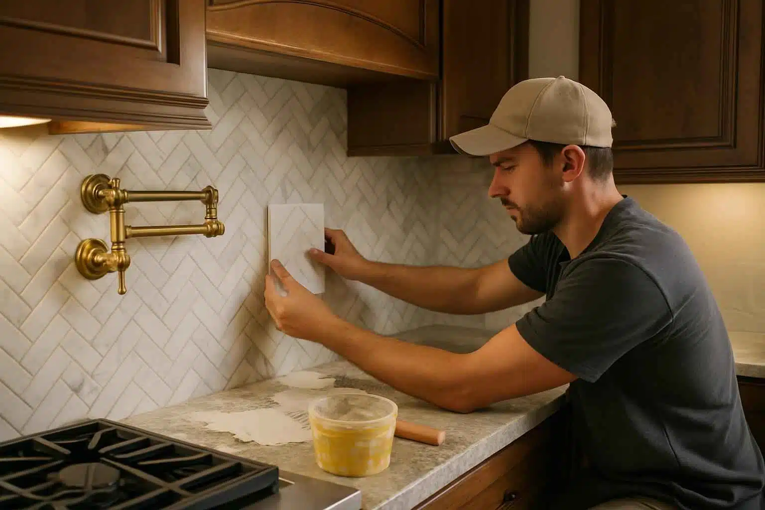 Kitchen Backsplash Tile Installer in Willow City TX