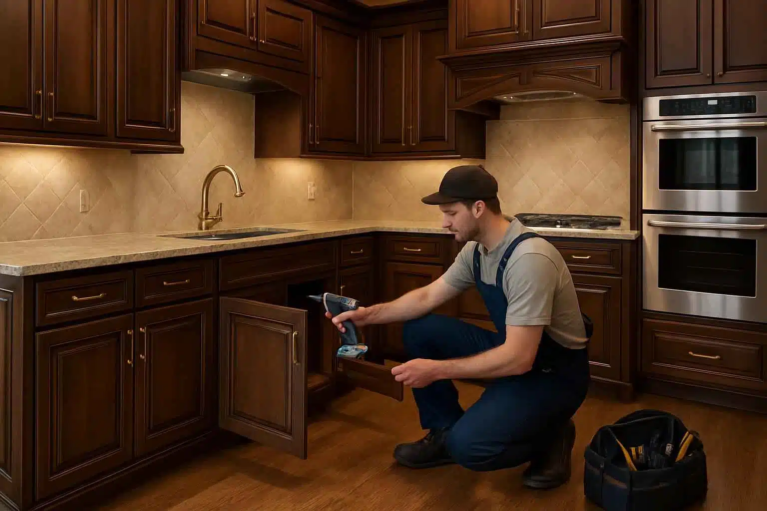 Kitchen Cabinet Repair Service in Hye TX