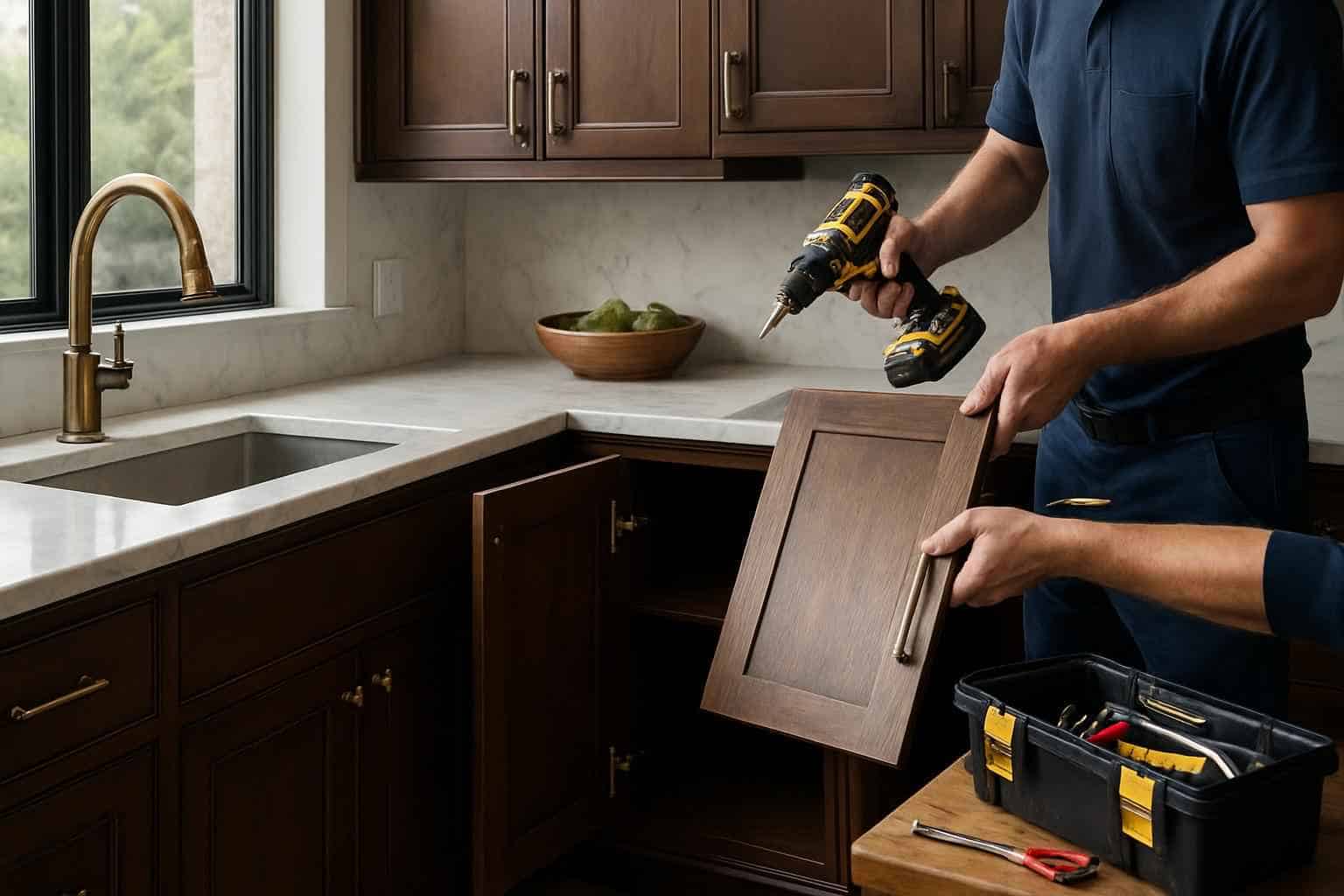 Kitchen Cabinet Repair Service in Luckenbach TX