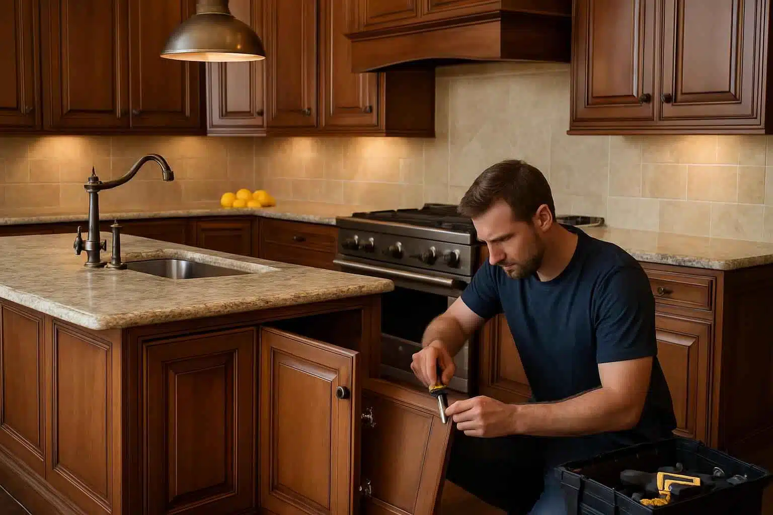 Kitchen Cabinet Repair Service in Willow City TX