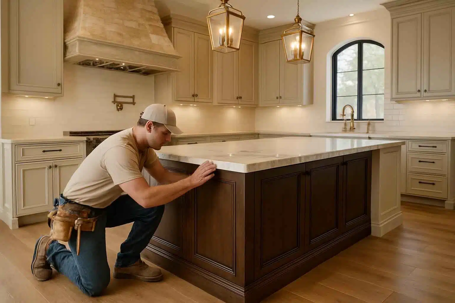 Kitchen Island Installation Contractor in Fredericksburg TX