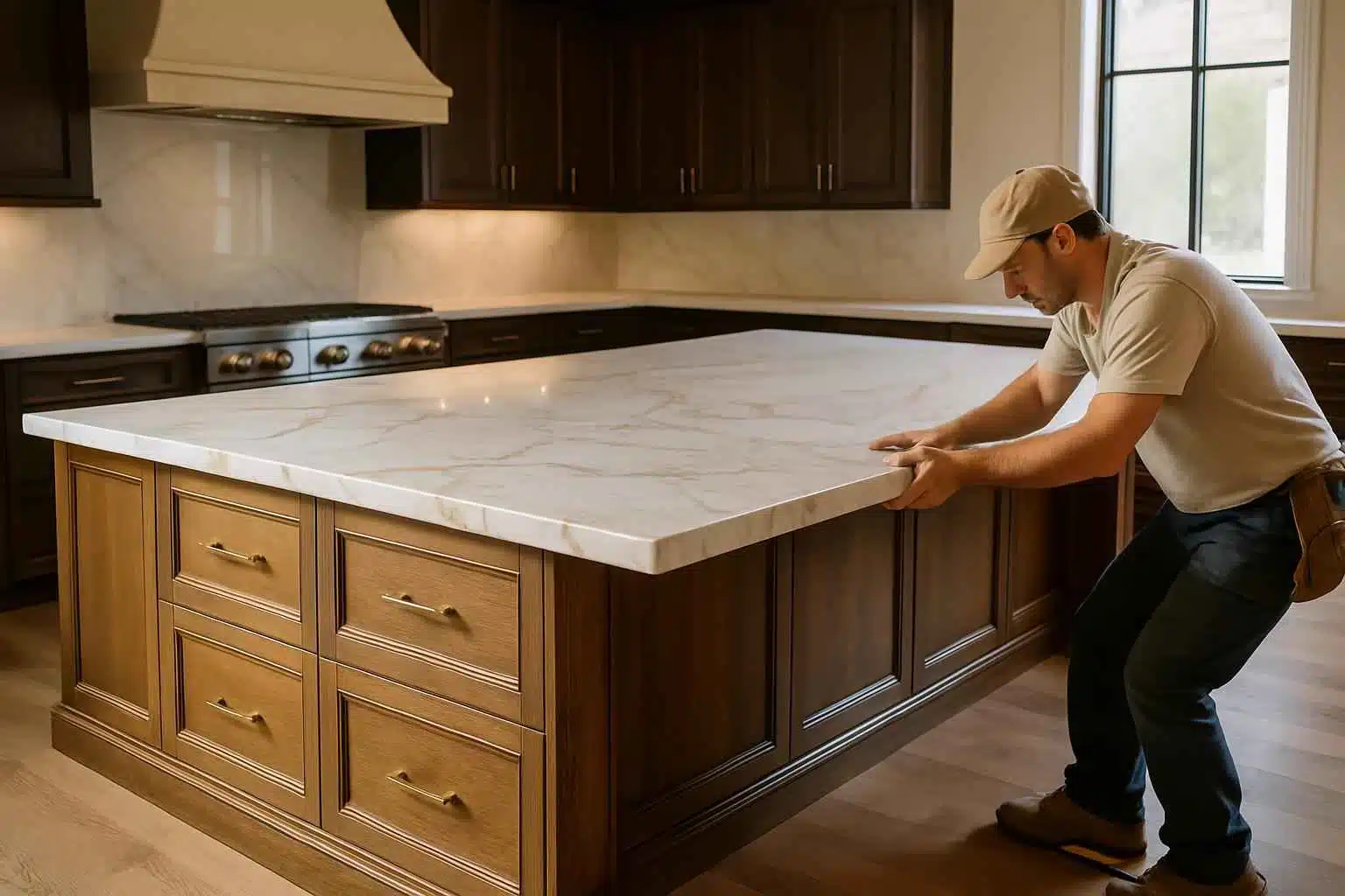 Kitchen Island Installation Contractor in Hye TX