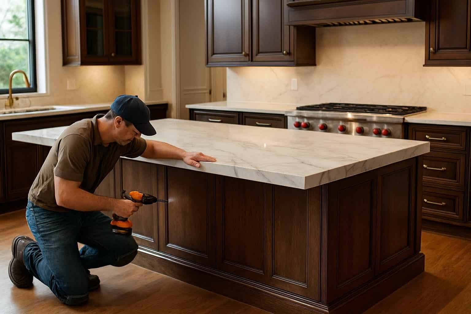 Kitchen Island Installation Contractor in Luckenbach TX