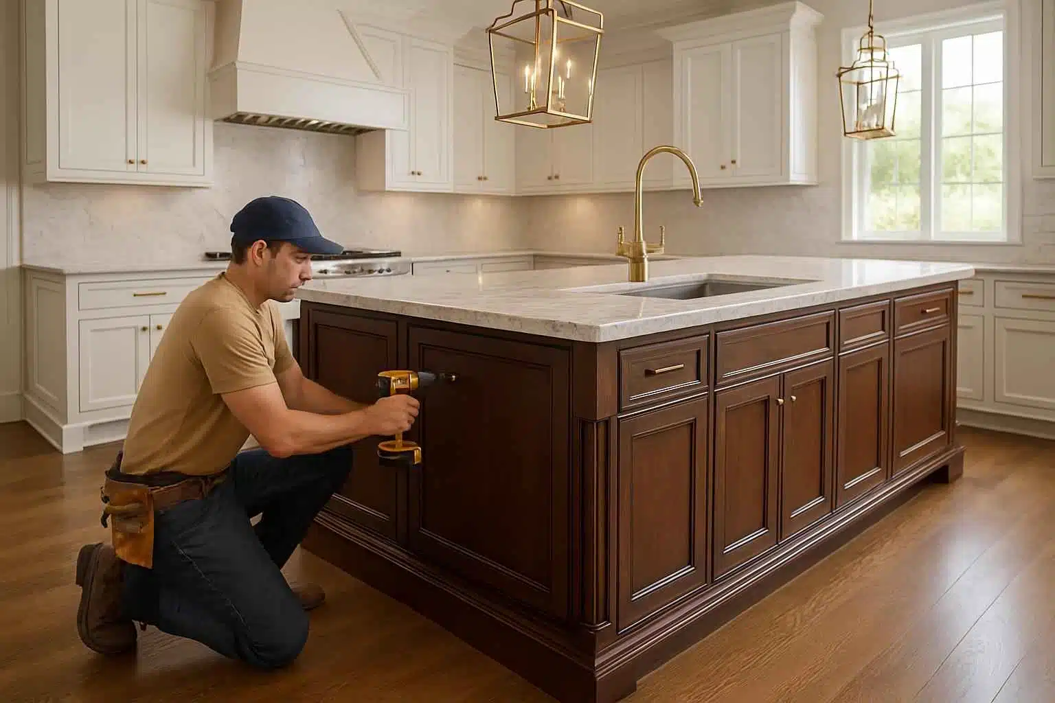 Kitchen Island Installation Contractor in Willow City TX