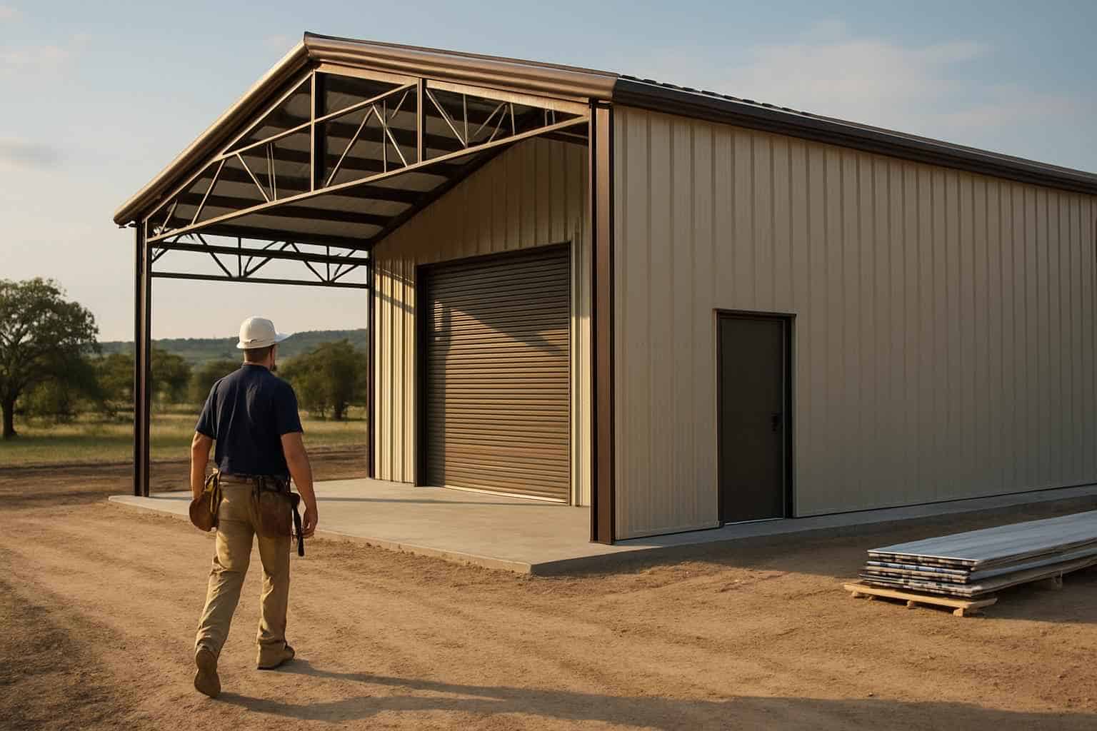 Metal Building Construction Contractor In Stonewall TX Metal Building Construction Company in Stonewall TX