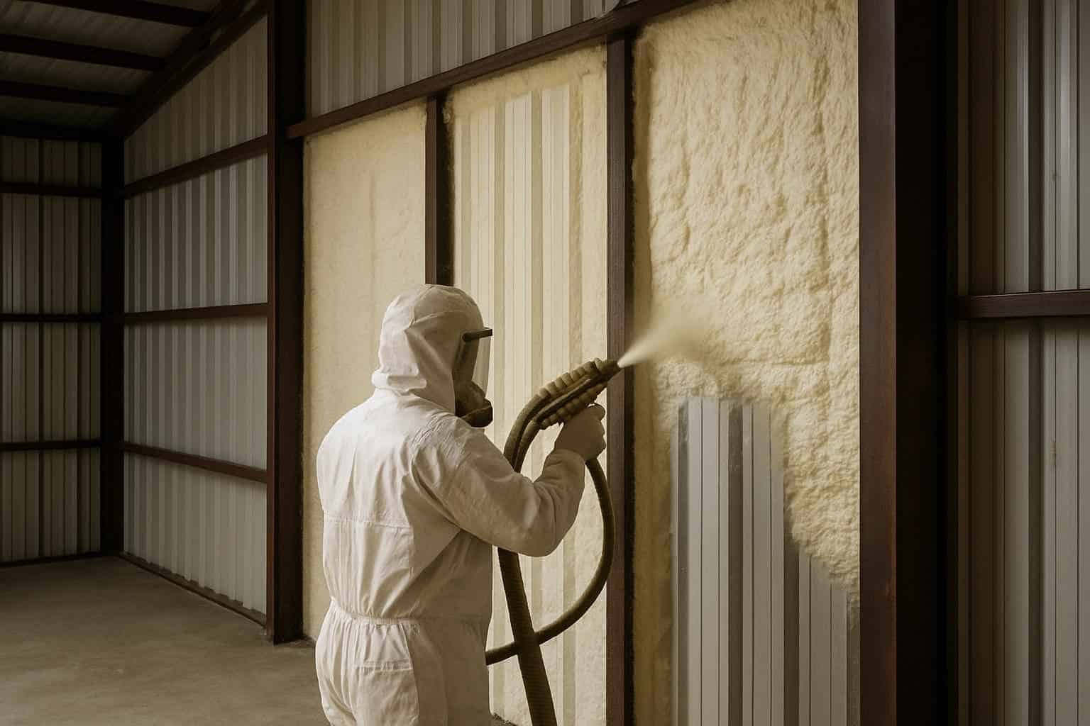 Metal Building Spray Foam Contractor in Hye TX
