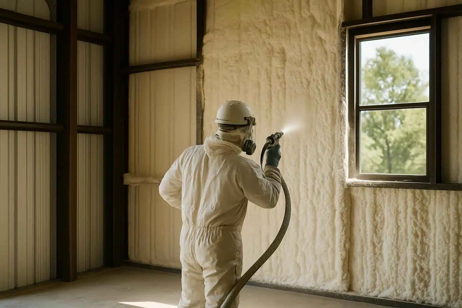 Metal Building Spray Foam Contractor in Luckenbach TX