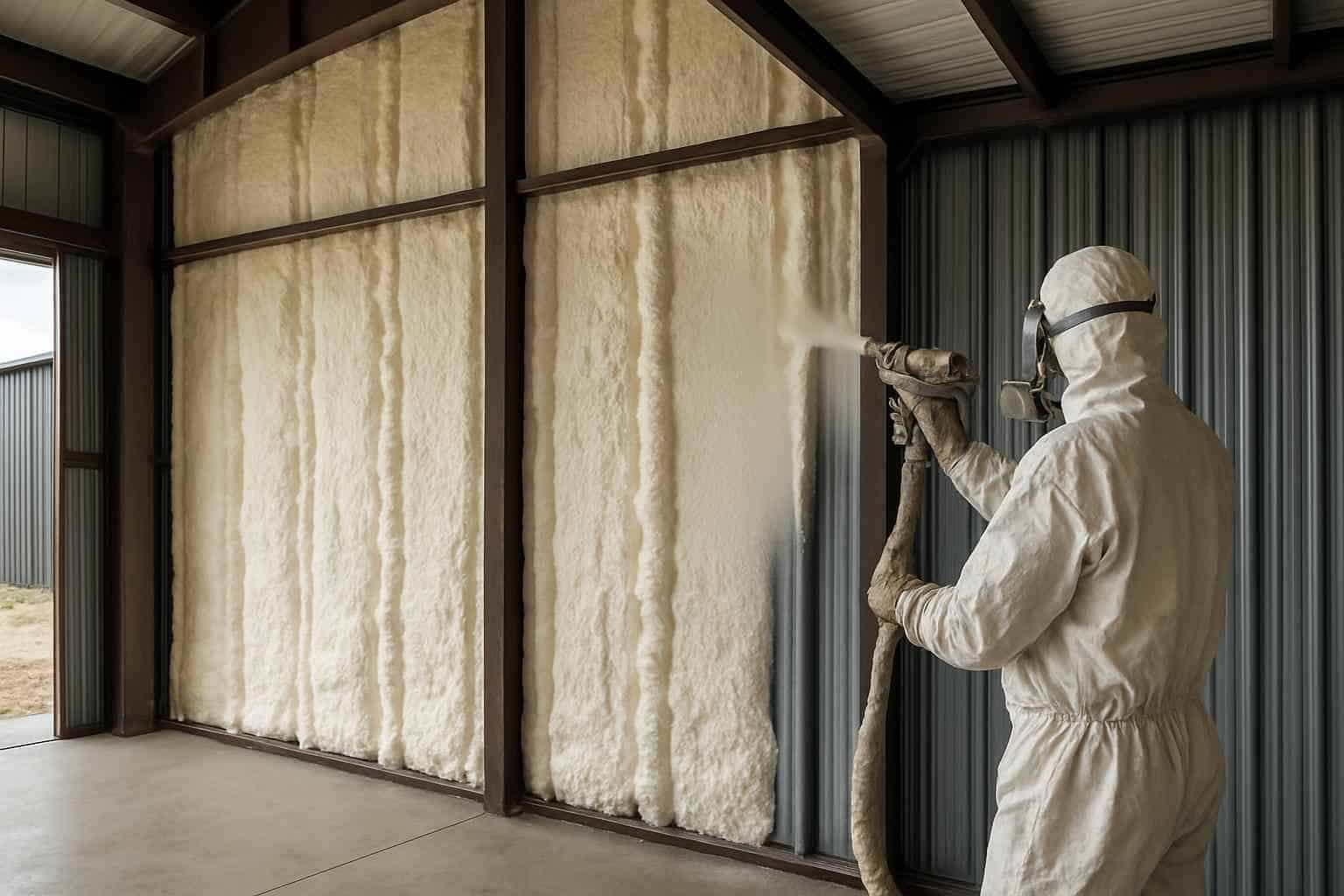 Metal Building Spray Foam Contractor in Stonewall TX