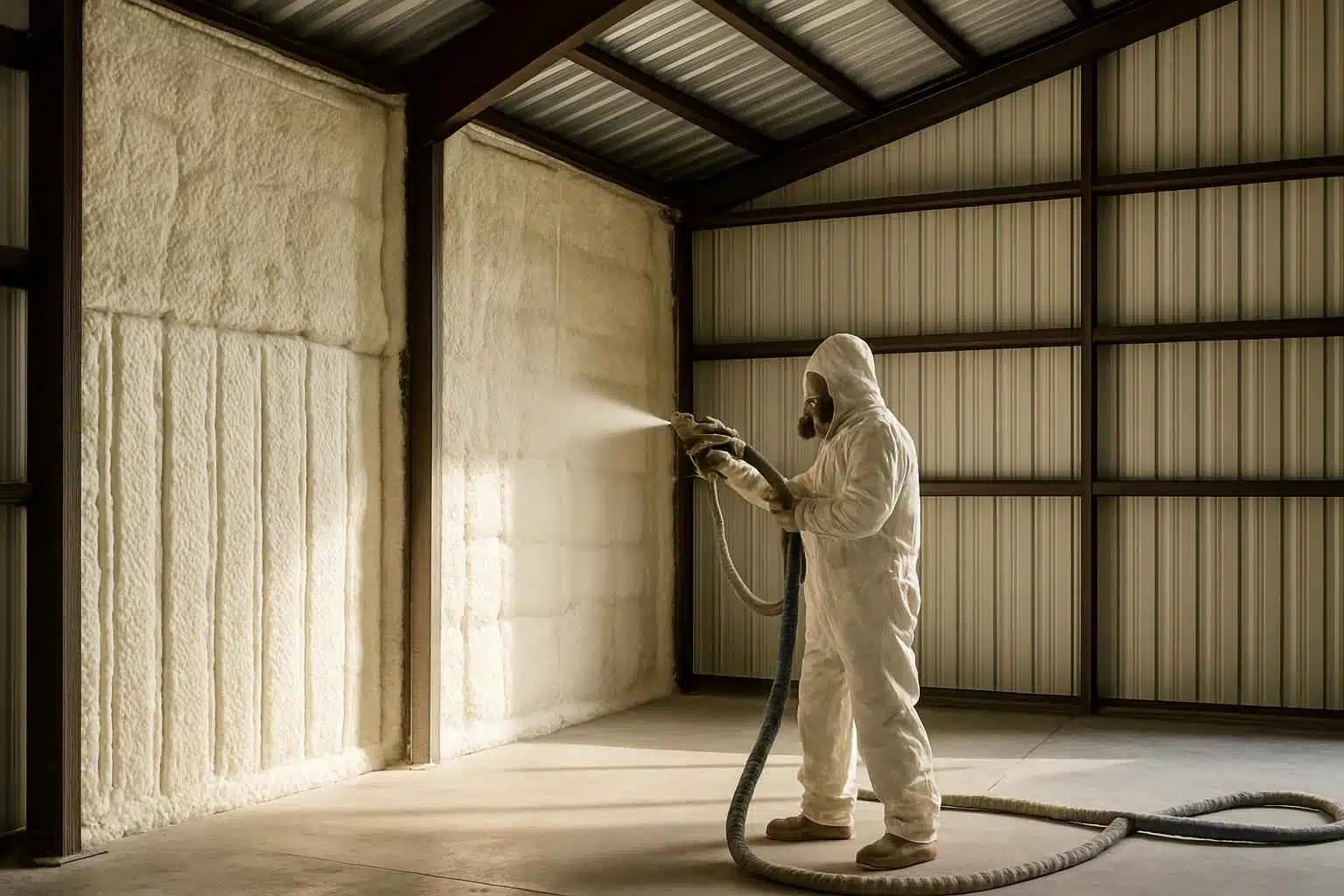 Metal Building Spray Foam Contractor in Willow City TX