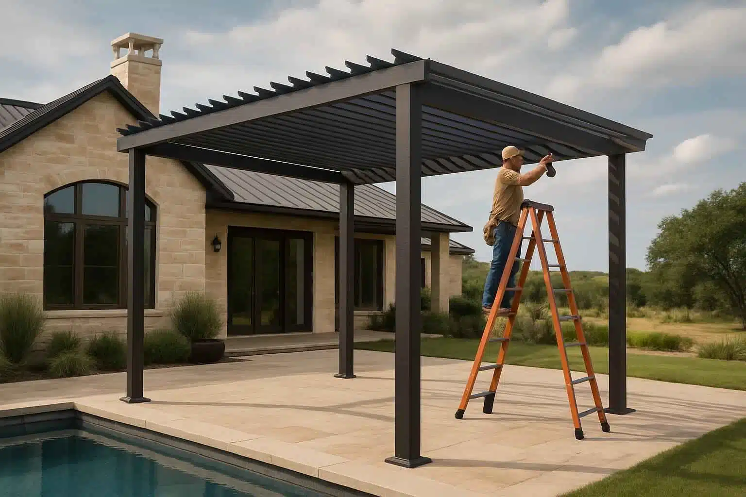 Metal Pergola Builder in Willow City TX