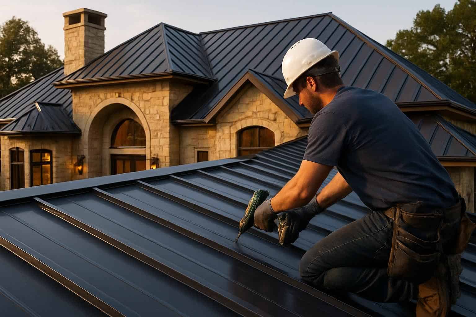 Metal Building Construction Contractor In Stonewall TX Metal Roof Installation Service in Stonewall TX