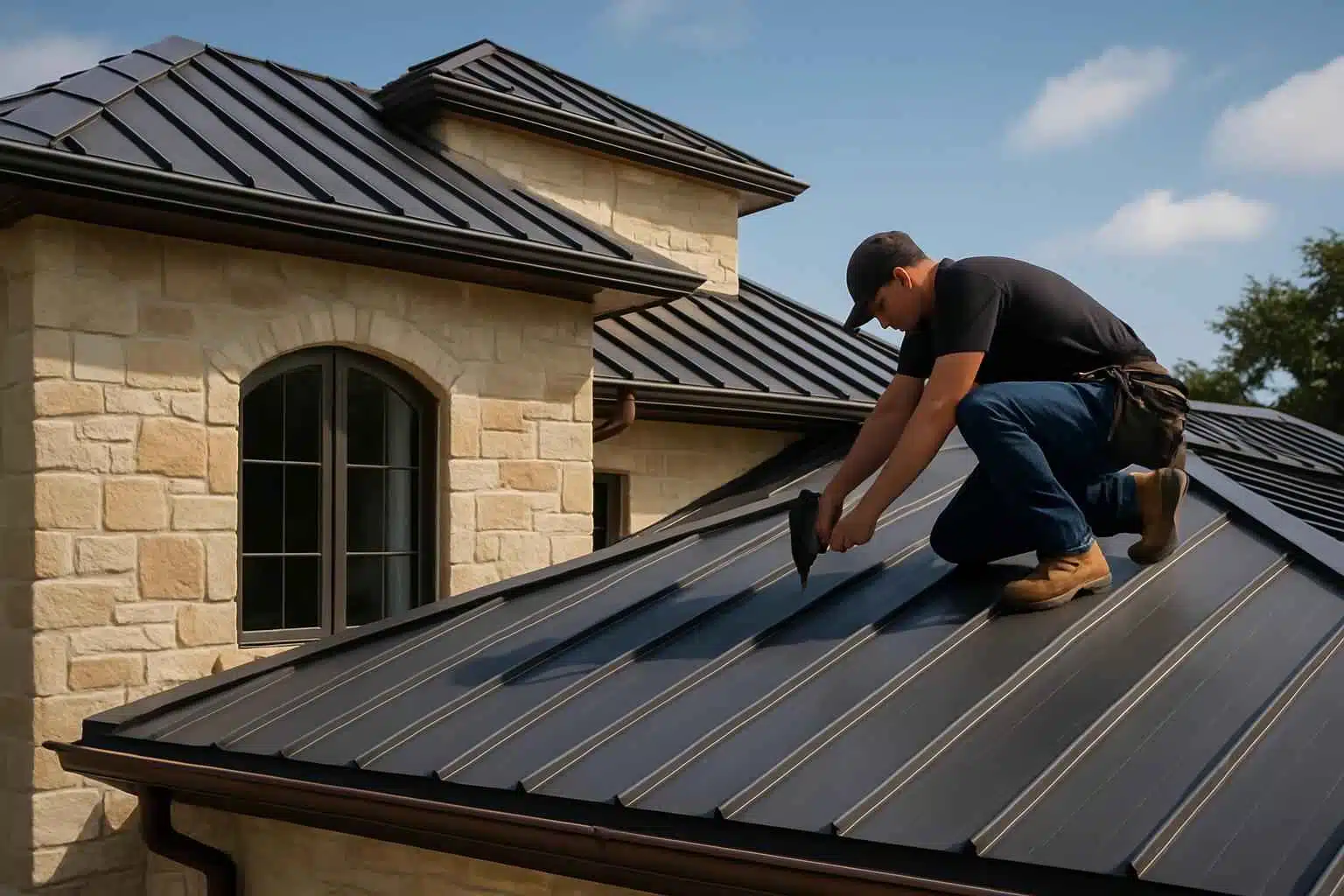 Metal Roofing Contractor in Hye TX