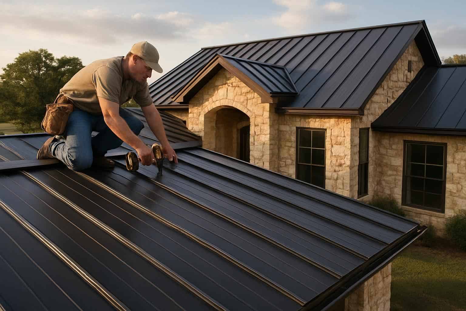 Roofing Contractor In Stonewall TX Metal Roofing Contractor in Stonewall TX