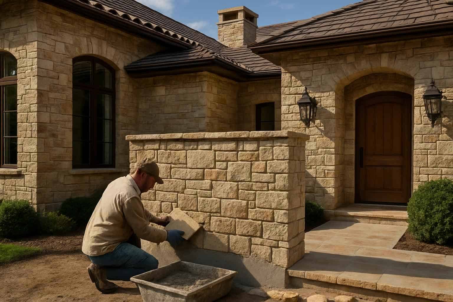 Stone Contractor In Willow City TX Natural Stone Siding Contractor in Willow City TX