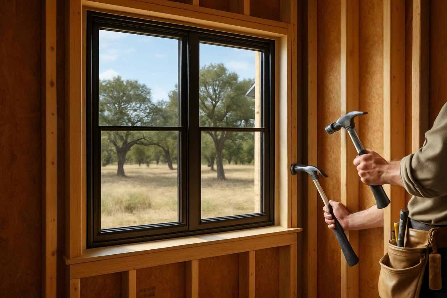 Custom Window Installation Contractor In Luckenbach TX New Construction Window Installation in Luckenbach TX