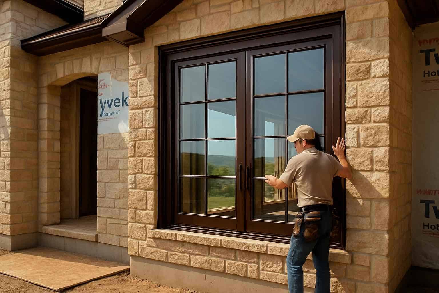 New Construction Window Installation in Stonewall TX