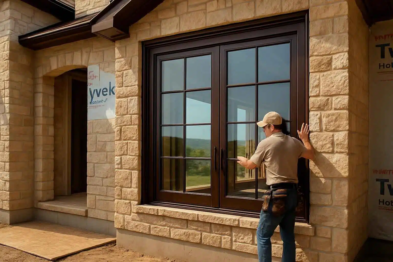 New Construction Window Installation in Stonewall TX