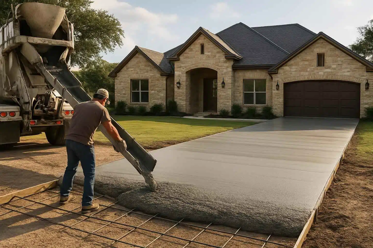 Concrete Driveway Contractor In Stonewall TX New Driveway Pour Service in Stonewall TX