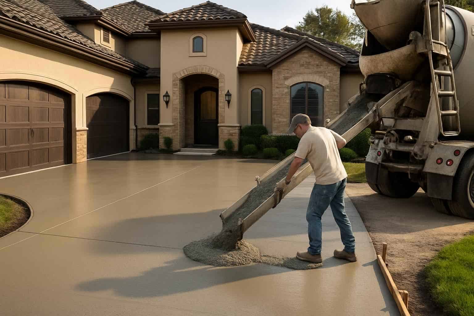 Concrete Driveway Contractor In Willow City TX New Driveway Pour Service in Willow City TX