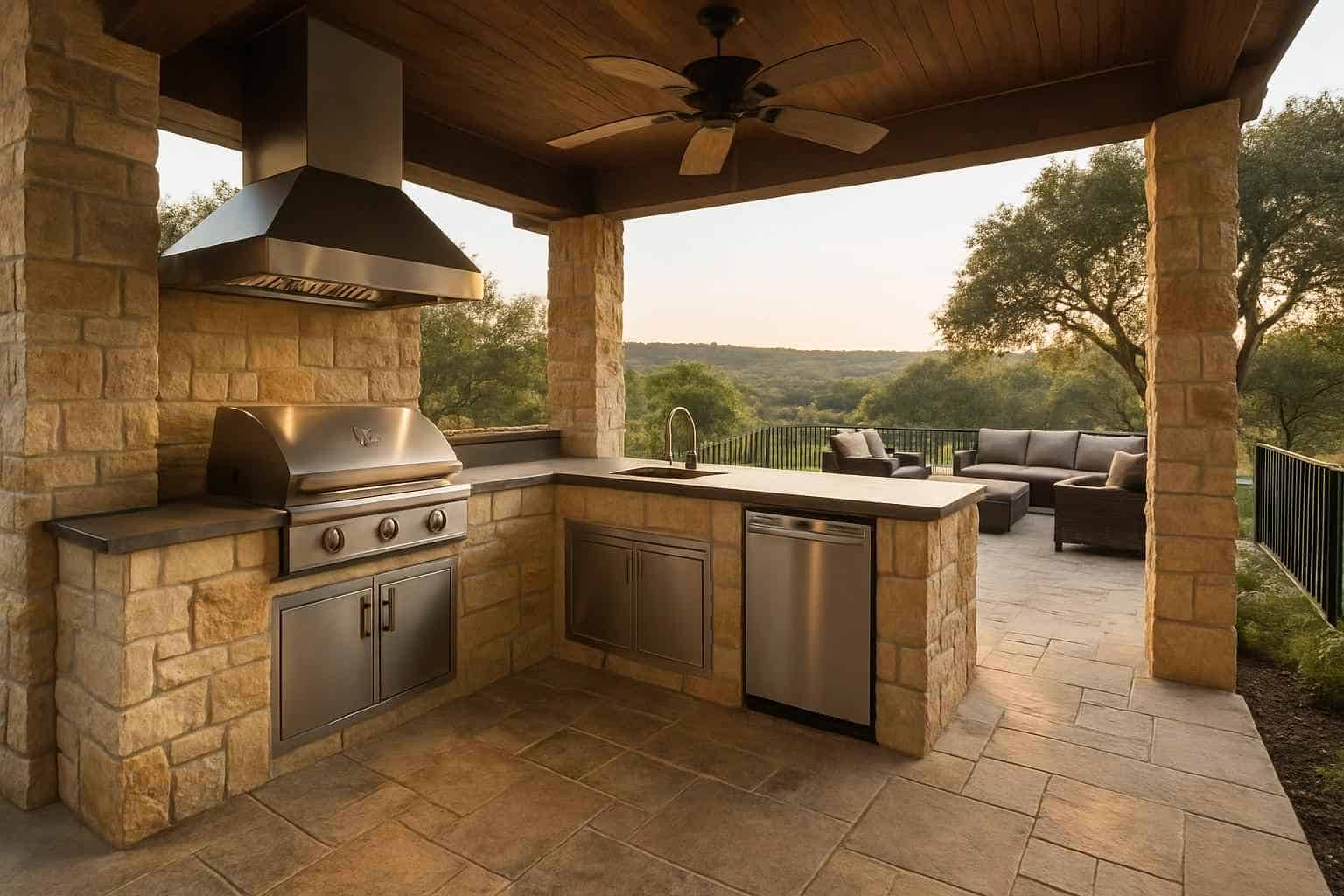 Patio Construction Contractor In Fredericksburg TX Outdoor Kitchen Patio Builder in Fredericksburg TX