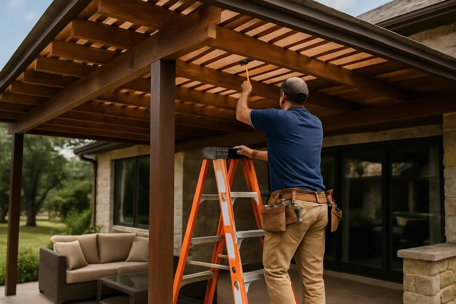 Patio Cover Installation Contractor In Luckenbach TX Patio Cover Repair Service in Luckenbach TX