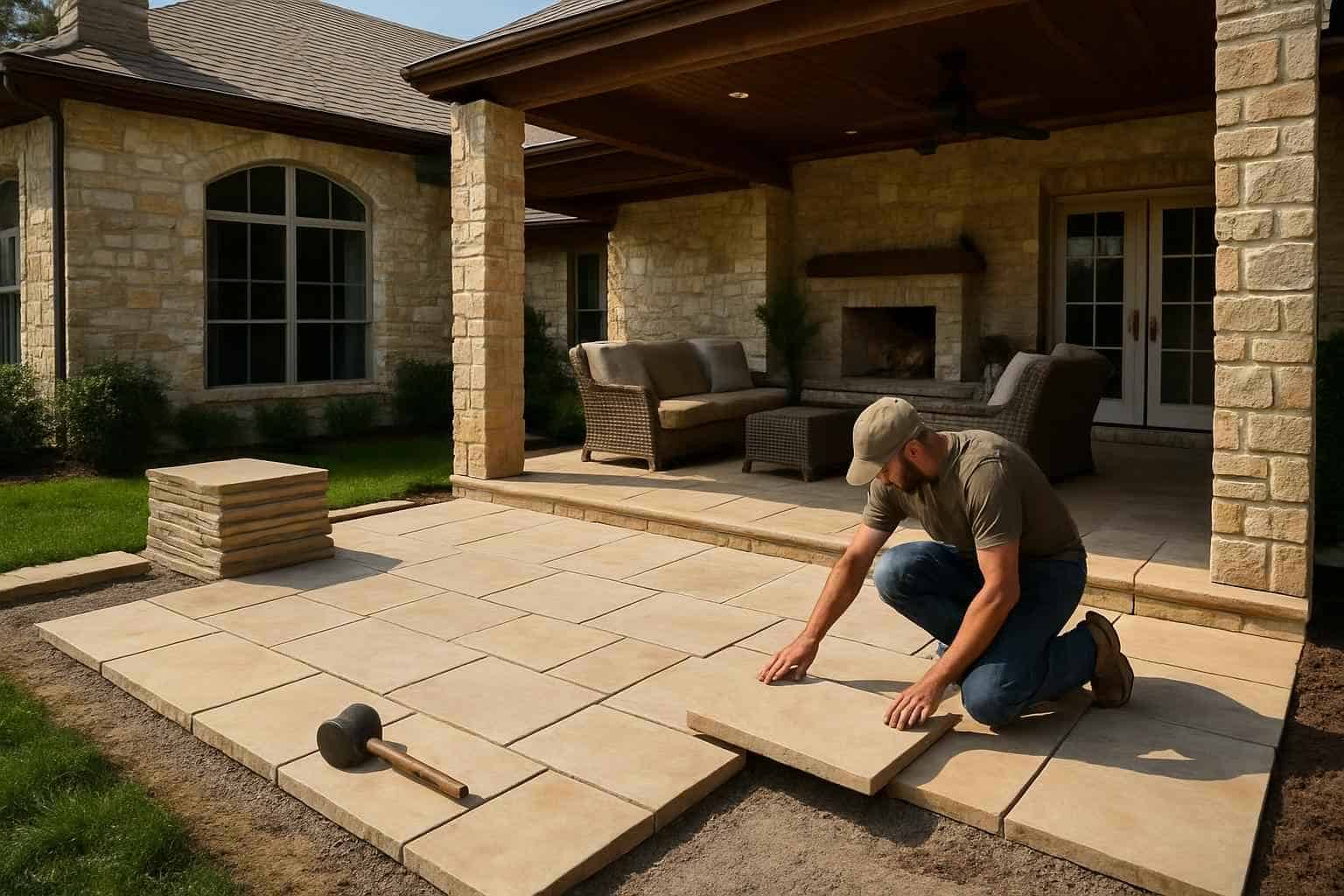 Concrete Slabs Foundations Contractor In Fredericksburg TX Patio Slab Installation Service in Fredericksburg TX